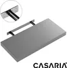 CASARIA® Étagère murale flottante grise 110 cm MDF robuste Voir les images du produit 3