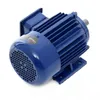 A blue electric motor is shown against a white background. Produktbild-Vorschau
