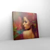 Bild auf Leinwand - Leinwandbild - frau gesicht - 30x30cm - Produktbild-Vorschau 4