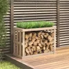 vidaXL Venkovní stojan na palivové dřevo 108x52x74 cm Náhled obrázku produktu 2