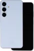 A light blue Samsung Galaxy S24 smartphone is shown from the back, with its camera lenses visible. Another black smartphone is partially visible to the right. Podgląd zdjęcia produktu