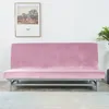 Elastischer Velours-Bezug für Schlafsofa / Couch 190–210 cm Produktbild-Vorschau 2