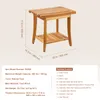 Panca da doccia in teak VEVOR, 50,8 x 36,6 x 45,6 cm, Anteprima dell’immagine prodotto 7