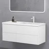 doporro Mineralguss-Waschbecken 120x46x54 cm in Matt weiß Produktbild-Vorschau 4