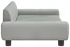 vidaXL Letto per cani grigio chiaro 100x54x33 cm in velluto Anteprima dell’immagine prodotto 5