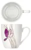 sada 6 hrnků Viola 350ml porcelánové šálky 6 osob květiny Náhled obrázku produktu 7