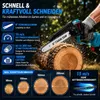 1000W 6/8 Zoll Akku-Kettensäge Brushless Mini Kettensäge, Produktbild-Vorschau 4