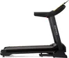 Side view of a black treadmill against a white background. Podgląd zdjęcia produktu