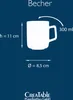 CreaTable, 24328, Golden Days Weiss, Kaffeebecher 6-tlg, Produktbild-Vorschau 6