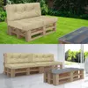 VOUNOT® Palettenkissen 4er Set für Indoor und Outdoor, Produktbild-Vorschau 7