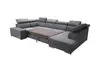 Ecksofa U-Form Sofa Couch Textil Sofas Design Produktbild-Vorschau 6