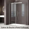 doporro Cabine de Douche rectangualire avec Porte Voir les images du produit 2