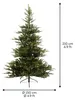 Künstlicher Weihnachtsbaum Tanne inkl. Beleuchtung Produktbild-Vorschau 3