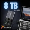 Reagle NVMe M.2 SSD Gehäuse Dual USB-C 3.2 10Gbps PCIe Produktbild-Vorschau 7