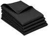 4er Set Geschirrtücher, 100% Leinen, 50x70 cm, schwarz Produktbild-Vorschau 1