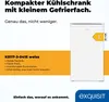 Exquisit Kühlschrank KS117-3-041E weiss | Nutzinhalt: 81 L Produktbild-Vorschau 2