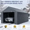 Vigevee Garagenzelt 3x6 m, Carport mit Seitenwaenden, PE Produktbild-Vorschau 4
