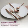 Sambonet Taste PVD Servizio 24pz Rame Antico Monoblocco Produktbild-Vorschau 8
