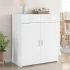 vidaXL Sideboard Weiß 80x42,5x93 cm Holzwerkstoff Produktbild-Vorschau 2