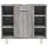 vidaXL Badschrank Grau Sonoma 60x32x53,5 cm Holzwerkstoff - Produktbild-Vorschau 13