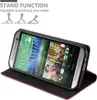 Cadorabo Hülle für HTC ONE M8 Schutz Hülle in Rot Produktbild-Vorschau 4