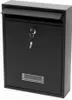 Wiltec Briefkasten schwarz V11 Postkasten mit Namensschild, Produktbild-Vorschau 3