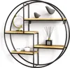 Gadgy Gadgy Scaffale da parete industriale - Rotondo con 4 Anteprima dell’immagine prodotto 2