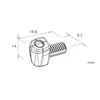 SMD-Blinker Fly Alu schwarz Produktbild-Vorschau 2
