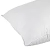 A close-up view of a white pillow. Produktbild-Vorschau