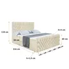 ALTDECOR Boxspringbett mit Fußteil, H3 Matratze und Topper Produktbild-Vorschau 6