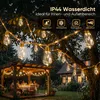 SALCAR 5M Solar Lichterkette Außen Vintage Hanfseil 10 Produktbild-Vorschau 5