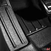A close-up view of car floor mats, showing the textured surface and ribbed design. Voir les images du produit