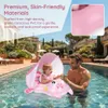 Aufblasbarer Baby-Schwimmsitz mit Sonnendach und Produktbild-Vorschau 2