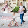 COSTWAY 4 v 1 detská trojkolka, odrážadlo s výškovo Náhľad obrázku produktu 7
