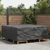 vidaXL Pokrowiec na meble, jednolity czarny, 200 x 200 x 90 Podgląd zdjęcia produktu 3