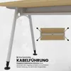 bümö Schreibtisch Serie-A - Nachbildung Ahorn, Größe:  200 Produktbild-Vorschau 4