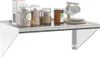 vidaXL Półka ścienna 75x45x31 cm srebrna stal nierdzewna Podgląd zdjęcia produktu 4