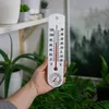 Raumthermometer mit Hygrometer weiß 25 cm Produktbild-Vorschau 3
