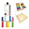 Ulanik Montessori Holzset "Häuser" Produktbild-Vorschau 6