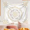 Skicovaný kvetinový gobelín, Mandala Flower Boho Wall Náhľad obrázku produktu 3