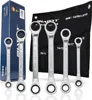 HASKYY Doppel-Ringratschenschlüssel Set 8-19mm 6 tlg Produktbild-Vorschau 1