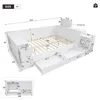 Merax Kinderbett Daybed 140x190cm mit Schubladen und Produktbild-Vorschau 7