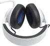 A pair of white and black gaming headphones with blue accents. Produktbild-Vorschau