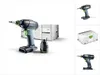 Festool T 18+3 Li-Basic, Wiertarka pistoletowa, Zamek Podgląd zdjęcia produktu 1