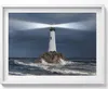 Leuchtturm– Wandbild mit Rahmen – Gerahmtes Bild  – Produktbild-Vorschau 1