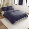 Hotelové povlečení JASMINE PURE tmavě modré - proužek 1 cm Náhled obrázku produktu 2