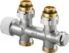 OV Zweirohrarmatur Multiblock T Durchgang, 1/2Z AGx3/4Z AG, Produktbild-Vorschau 1