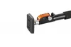 A close-up view of the end of an extension pole with a black rubber foot and an orange adjustment mechanism. Náhled obrázku produktu