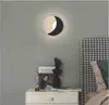 LED Runde Dekorative Wandleuchten 8W Moderne Mond Art Deco Produktbild-Vorschau 2