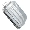 A stainless steel roasting pan with a removable grill rack, shown at an angle against a white background. Náhľad obrázku produktu
